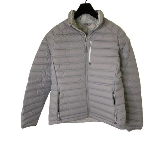Mountain Hardwear Stretchdown jacket winter coat gray women's size large - Picture 1 of 7